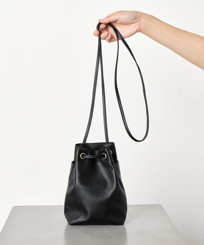 真皮迷你寬口袋包