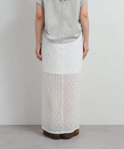 Kastane B 蕾絲開叉半身裙