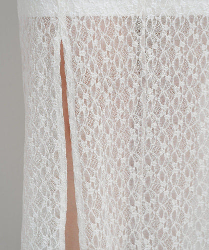 Kastane B 蕾絲開叉半身裙