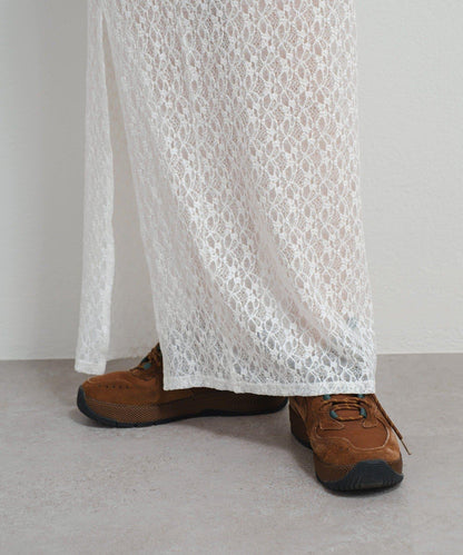 Kastane B 蕾絲開叉半身裙