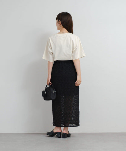 Kastane B 蕾絲開叉半身裙