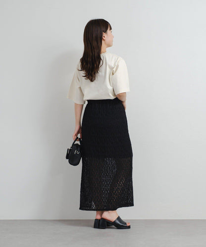 Kastane B 蕾絲開叉半身裙