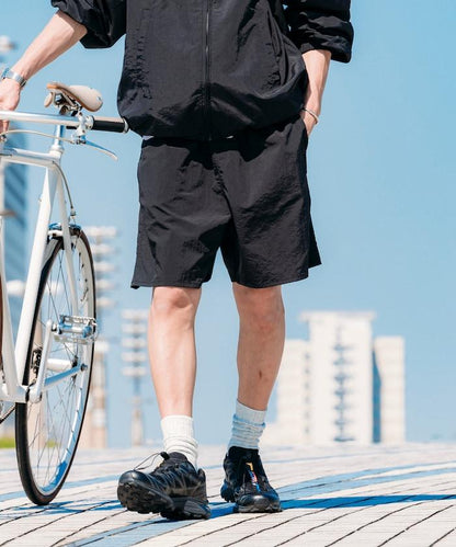 Lawson×FREAK'S STORE 可摺疊尼龍運動短褲 / 羅森FREAK