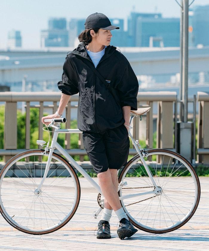 Lawson×FREAK'S STORE 可摺疊尼龍運動短褲 / 羅森FREAK