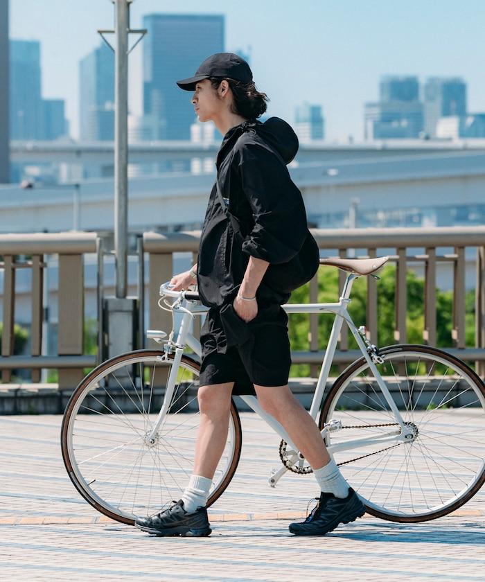 Lawson×FREAK'S STORE 可摺疊尼龍運動短褲 / 羅森FREAK