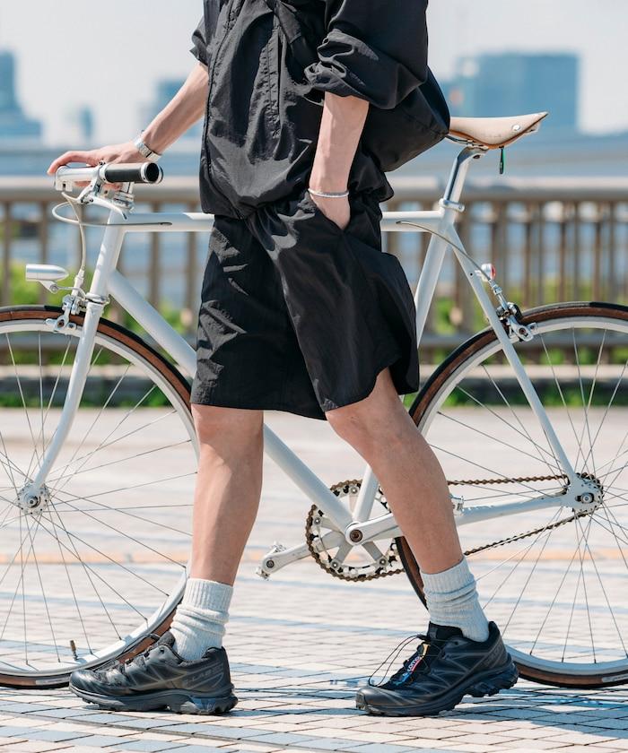 Lawson×FREAK'S STORE 可摺疊尼龍運動短褲 / 羅森FREAK