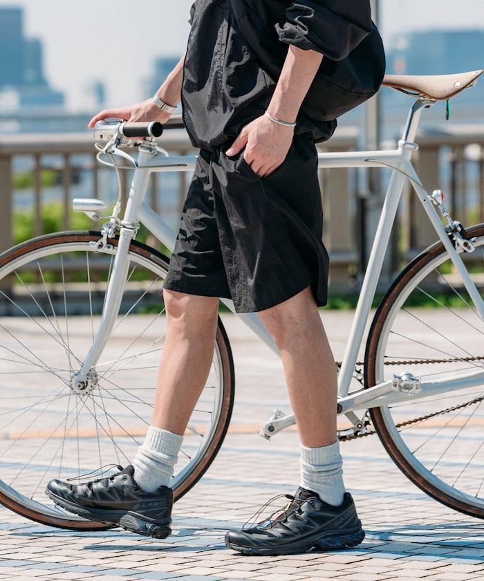 Lawson×FREAK'S STORE 可摺疊尼龍運動短褲 / 羅森FREAK