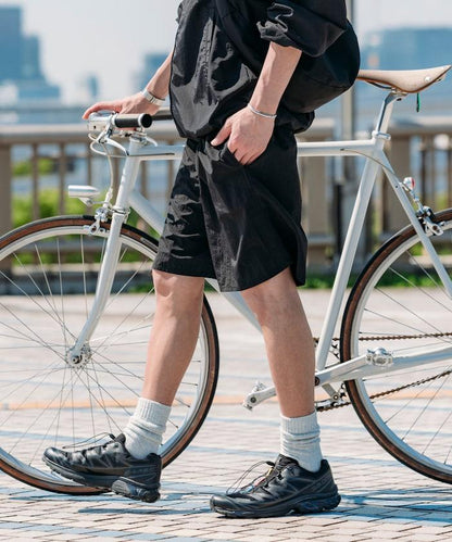 Lawson×FREAK'S STORE 可摺疊尼龍運動短褲 / 羅森FREAK