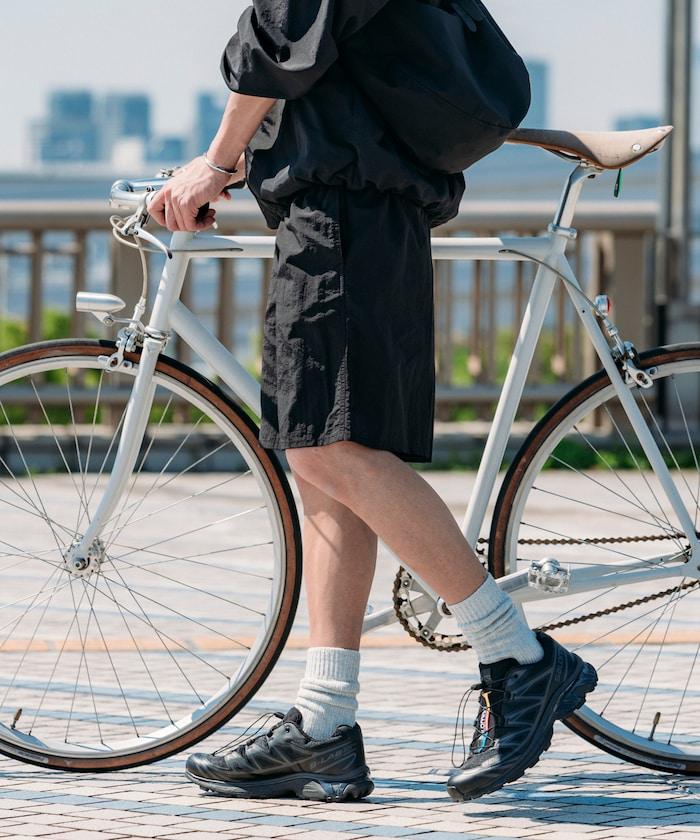 Lawson×FREAK'S STORE 可摺疊尼龍運動短褲 / 羅森FREAK