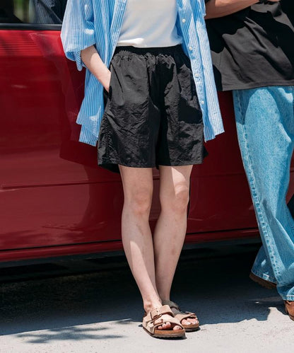 Lawson×FREAK'S STORE 可摺疊尼龍運動短褲 / 羅森FREAK