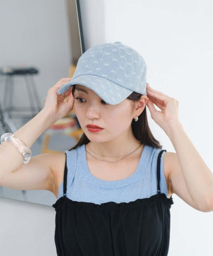 牛仔單色帽
