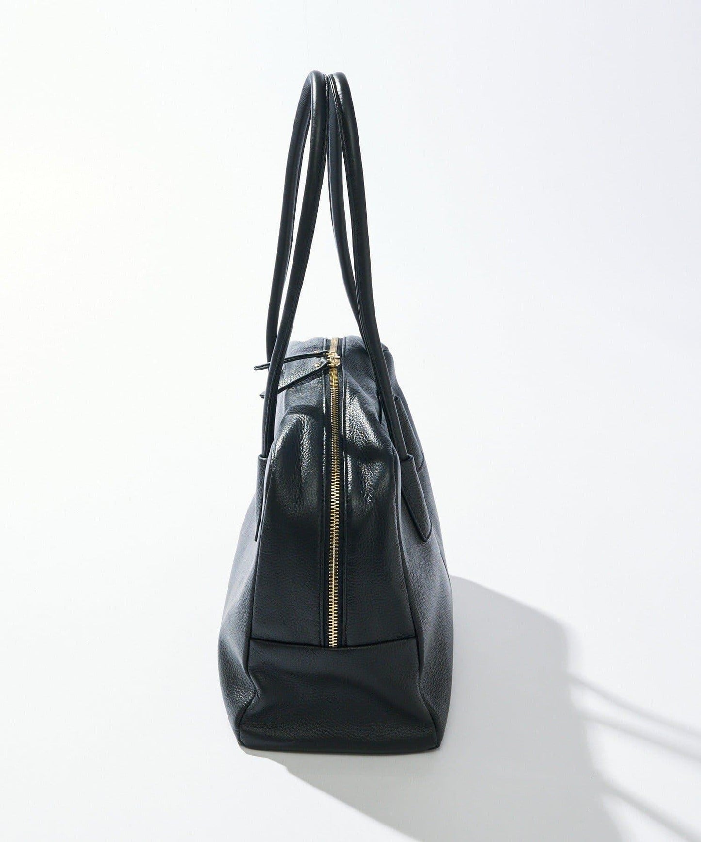 【收納力◎】長把手皮質波士頓包