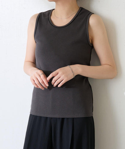 【新款】【C′NOTE/筆記】透明鑲邊背心