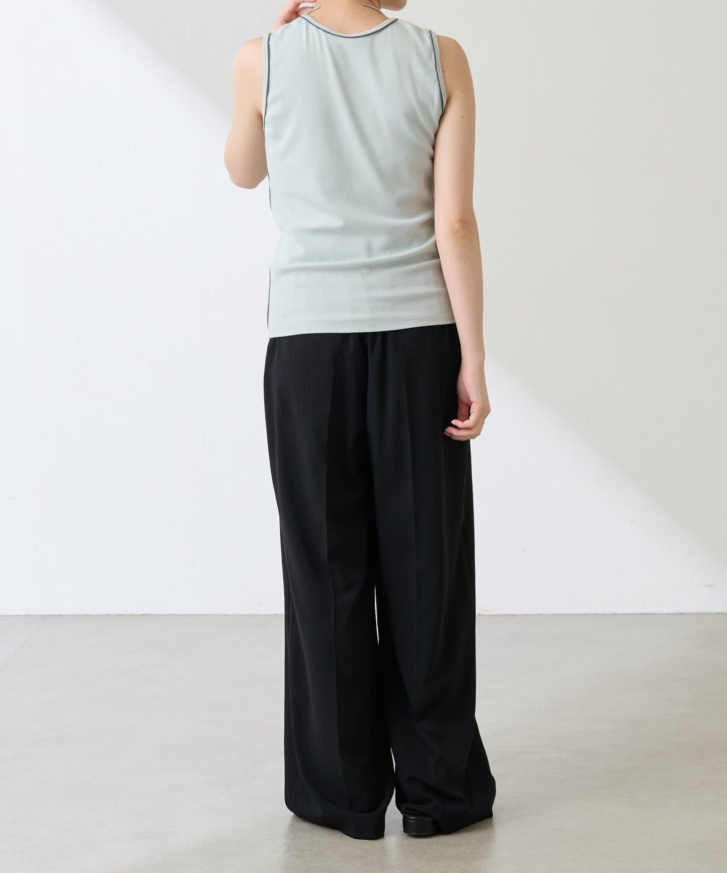 【新款】【C′NOTE/筆記】透明鑲邊背心