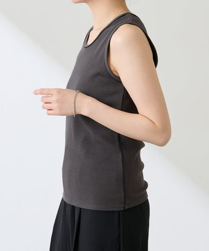 【新款】【C′NOTE/筆記】透明鑲邊背心