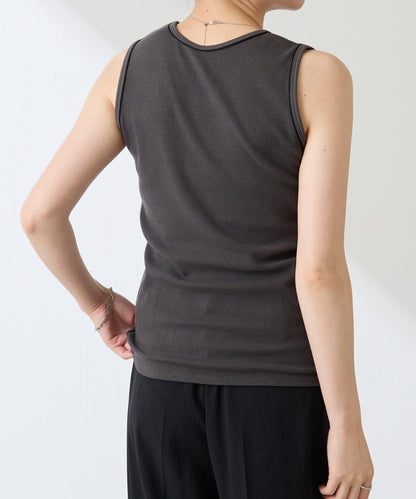 【新款】【C′NOTE/筆記】透明鑲邊背心