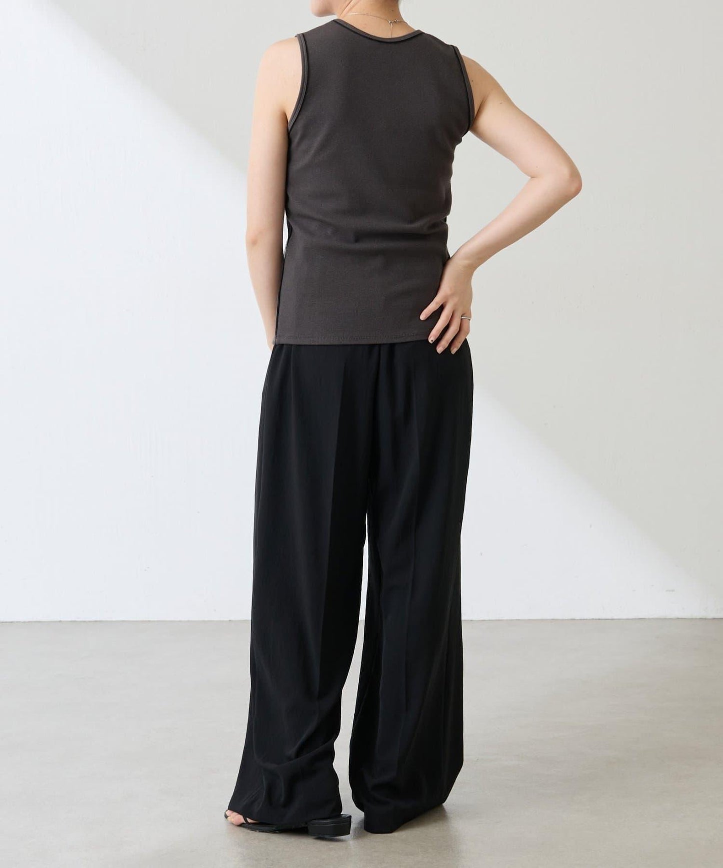 【新款】【C′NOTE/筆記】透明鑲邊背心