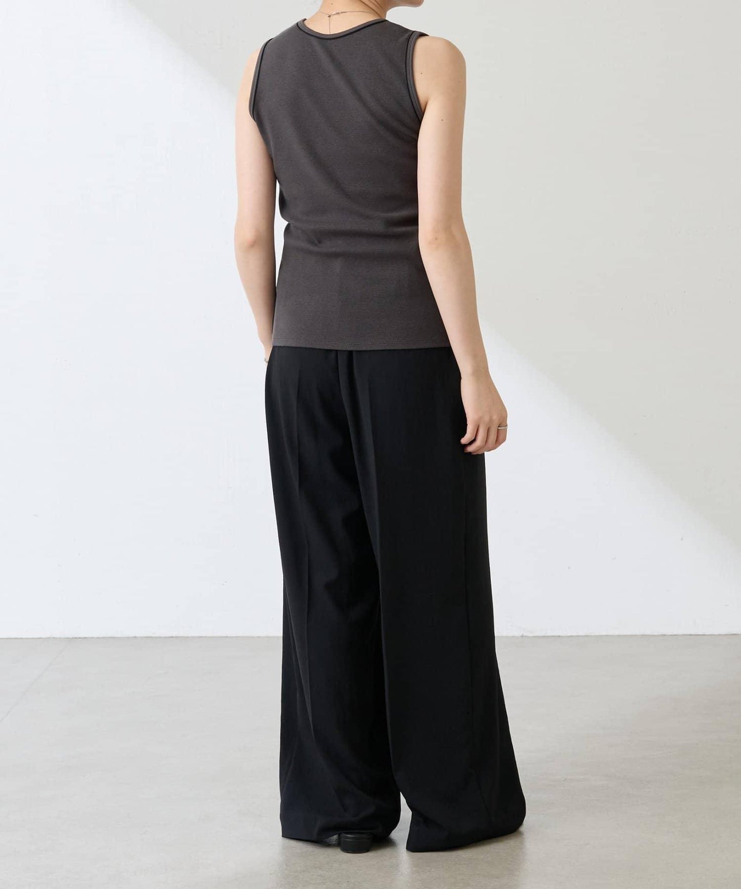 【新款】【C′NOTE/筆記】透明鑲邊背心