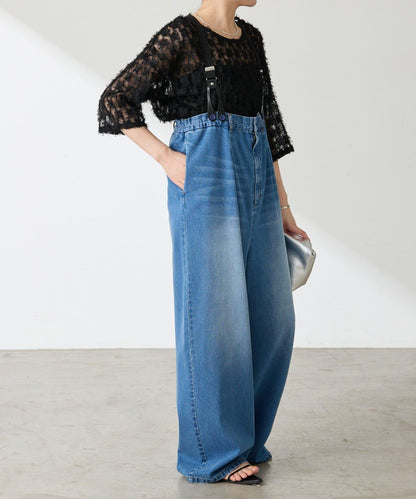 【夏季可穿著的七分袖】流蘇透視T恤