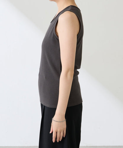 【新款】【C′NOTE/筆記】透明鑲邊背心