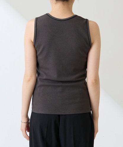 【新款】【C′NOTE/筆記】透明鑲邊背心