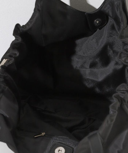 聯名 側邊收褶 托特包