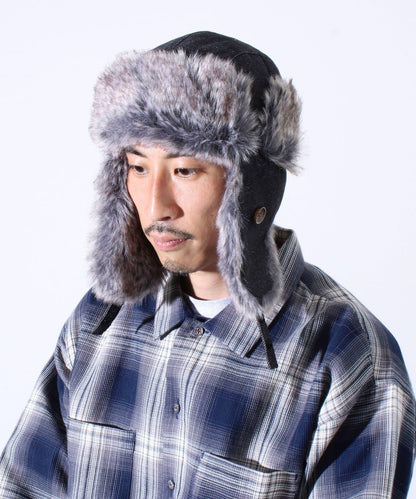 【GLOSTER/格洛斯特】飛行帽 2WAY 尼龍/牛仔布