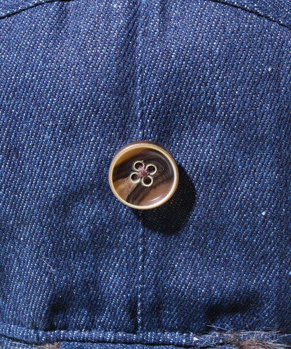 【GLOSTER/格洛斯特】飛行帽 2WAY 尼龍/牛仔布