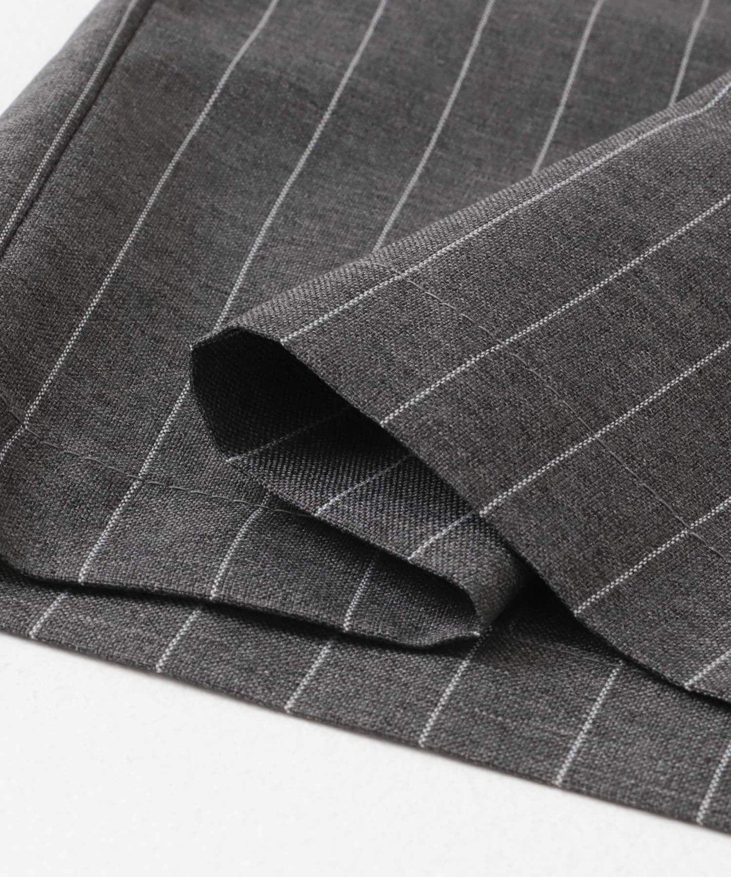 可搭配套裝 易打理/速幹 仿亞麻細條紋寬鬆長褲