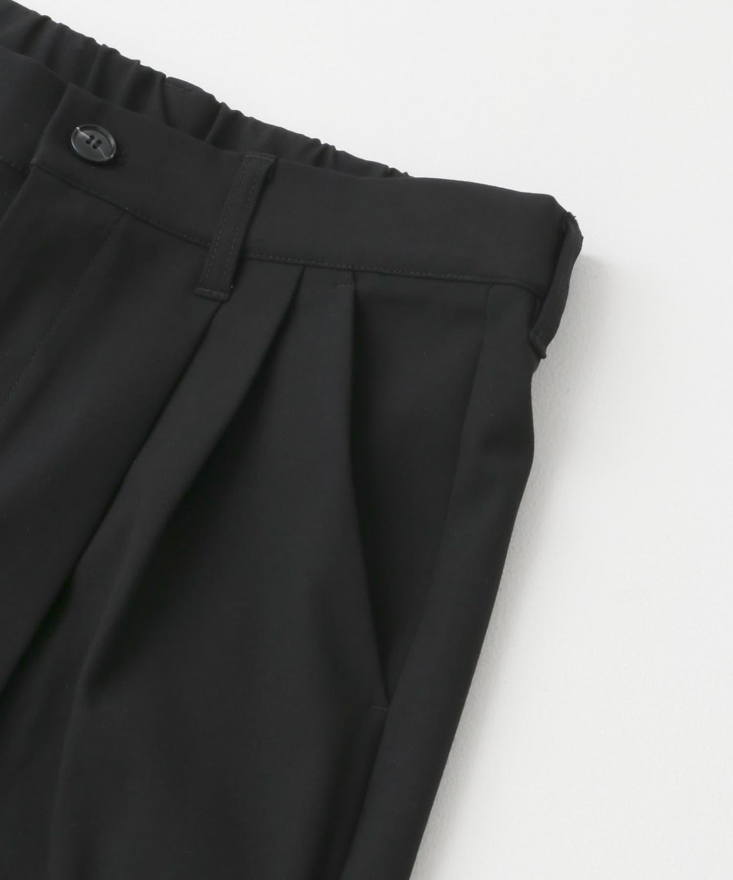 2褶寬鬆喇叭西裝褲