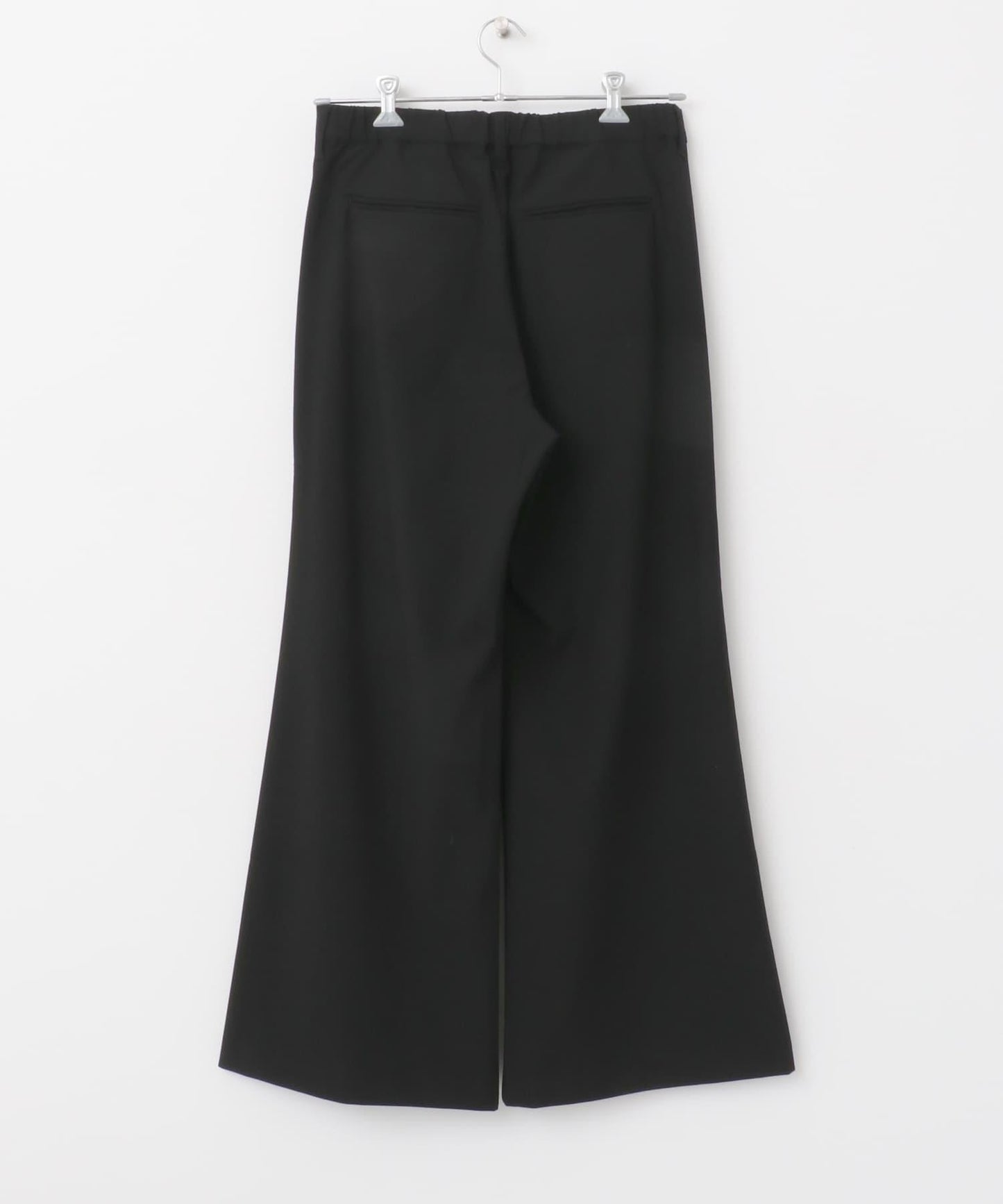 2褶寬鬆喇叭西裝褲