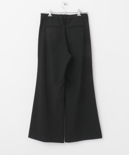 2褶寬鬆喇叭西裝褲