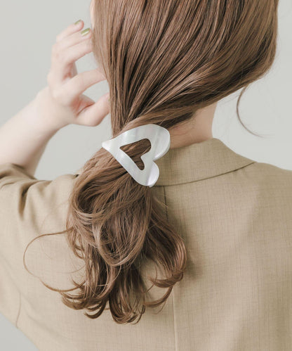 開放式愛心髮夾