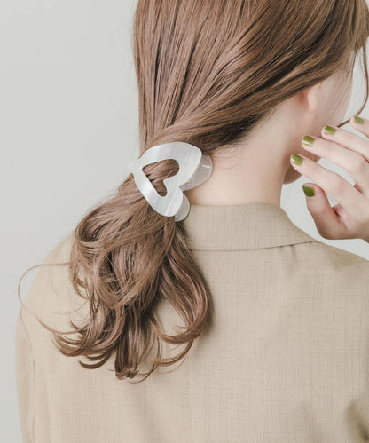 開放式愛心髮夾