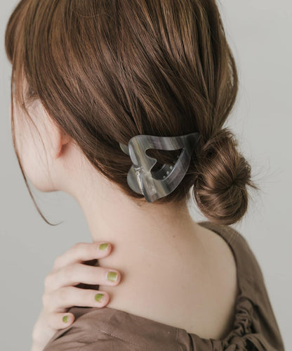 開放式愛心髮夾