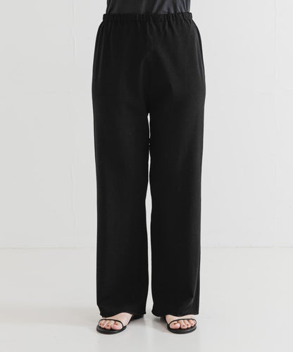 乾爽觸感高密度針織長褲