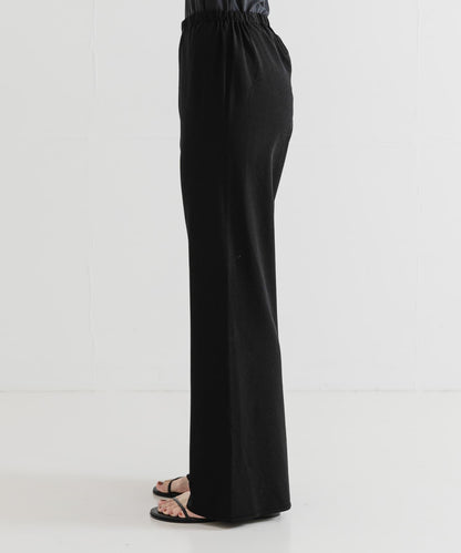 乾爽觸感高密度針織長褲