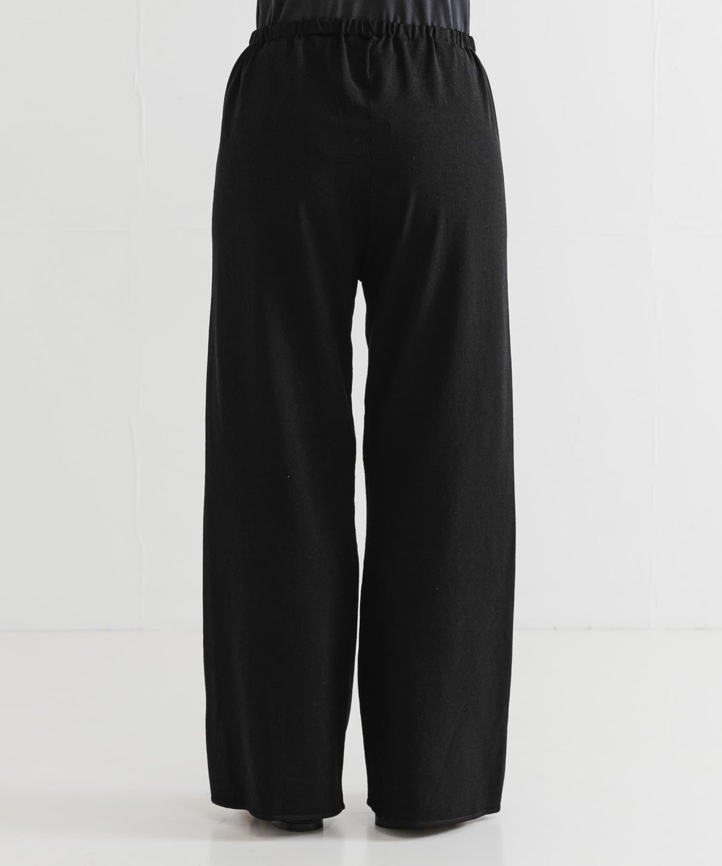 乾爽觸感高密度針織長褲