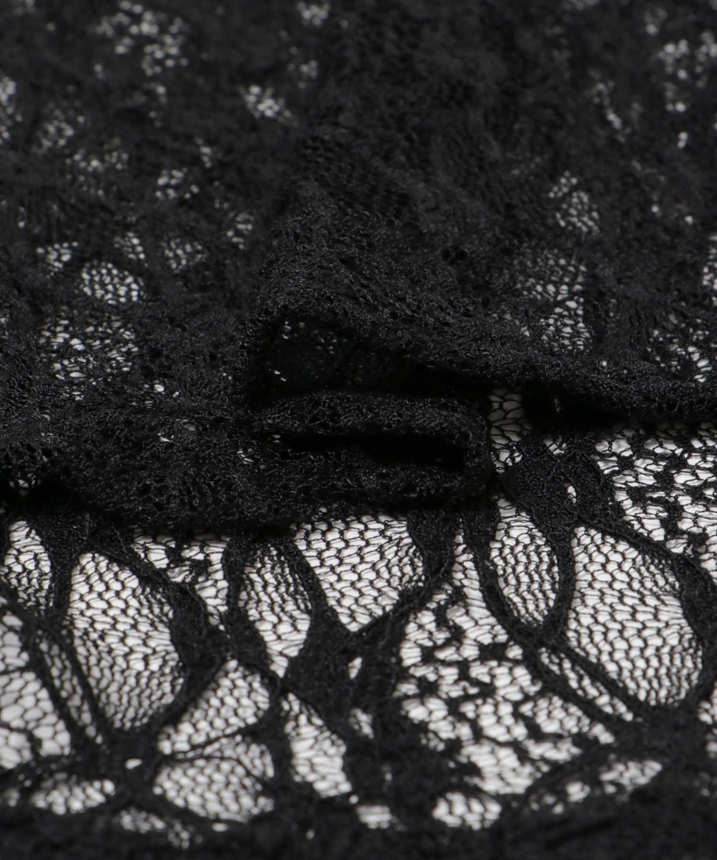 彈力蕾絲襯衫領上衣