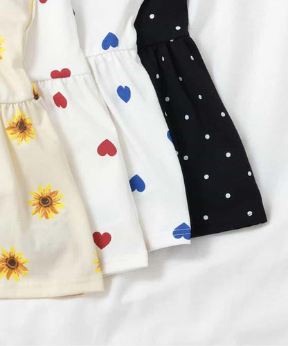 肩膀蝴蝶結荷葉邊T恤_接觸冷感