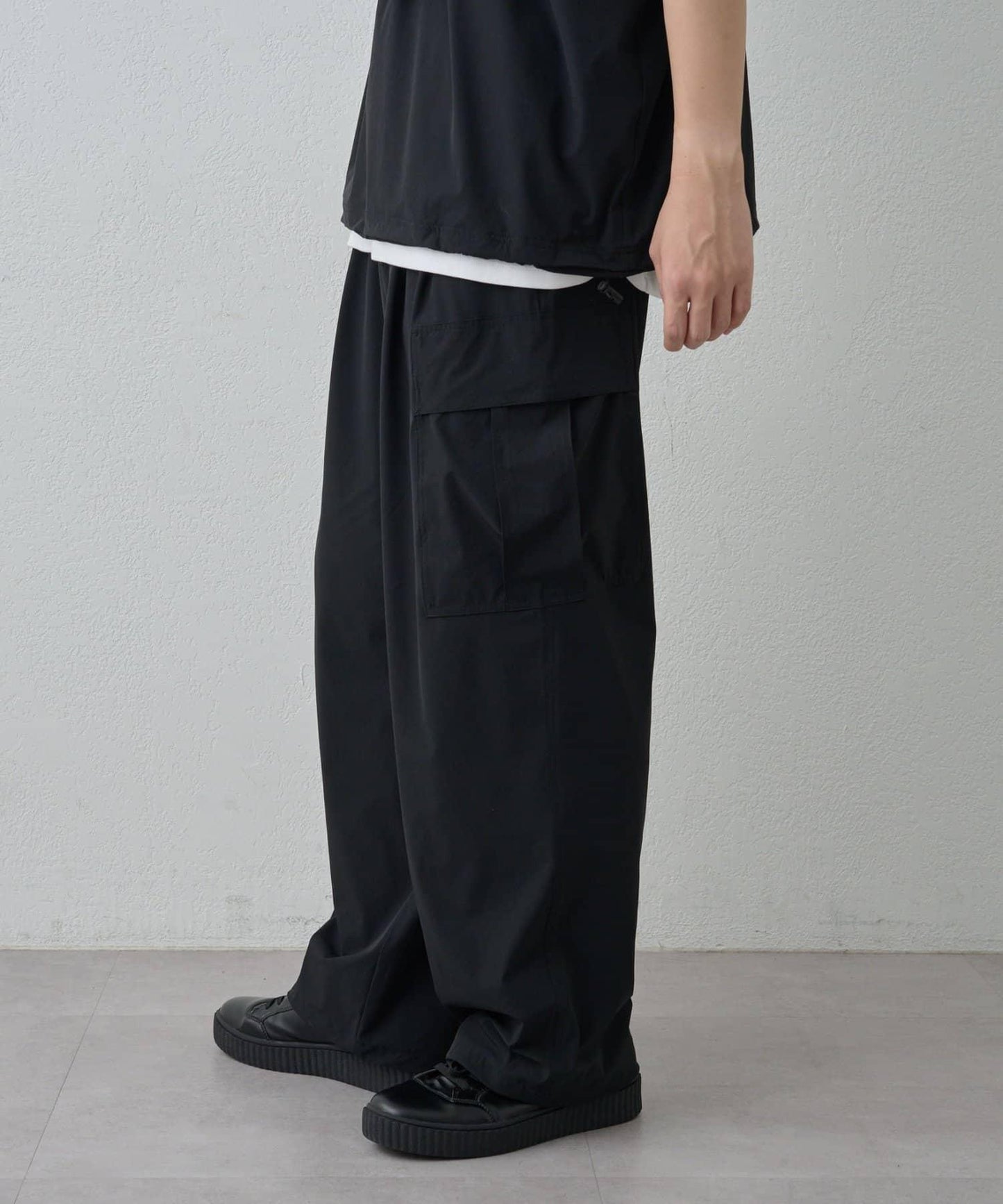 【套裝適配】接觸冷感冰絲工裝褲