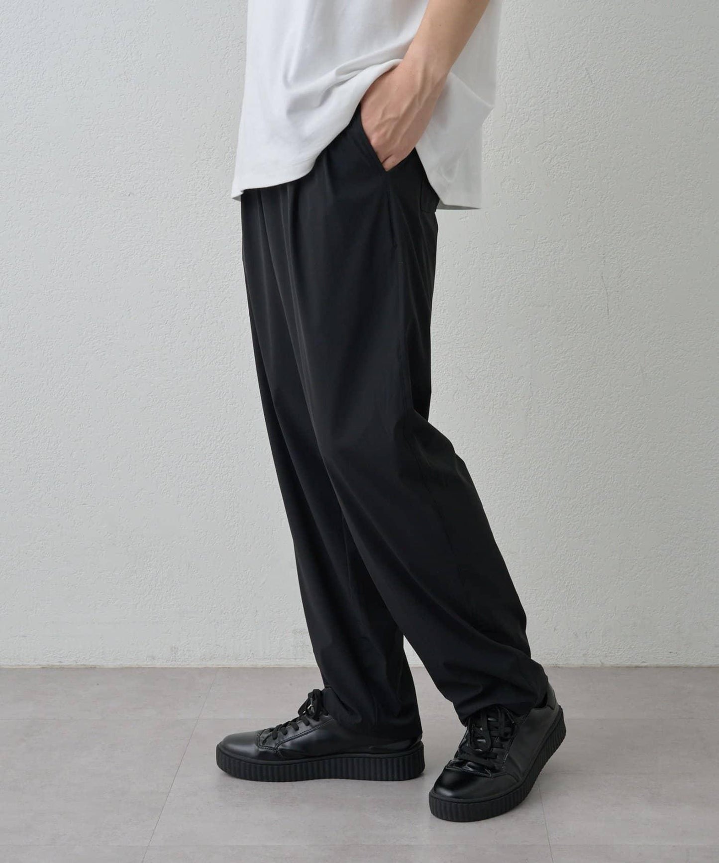 【套裝搭配】接觸冷感冰絲休閒褲