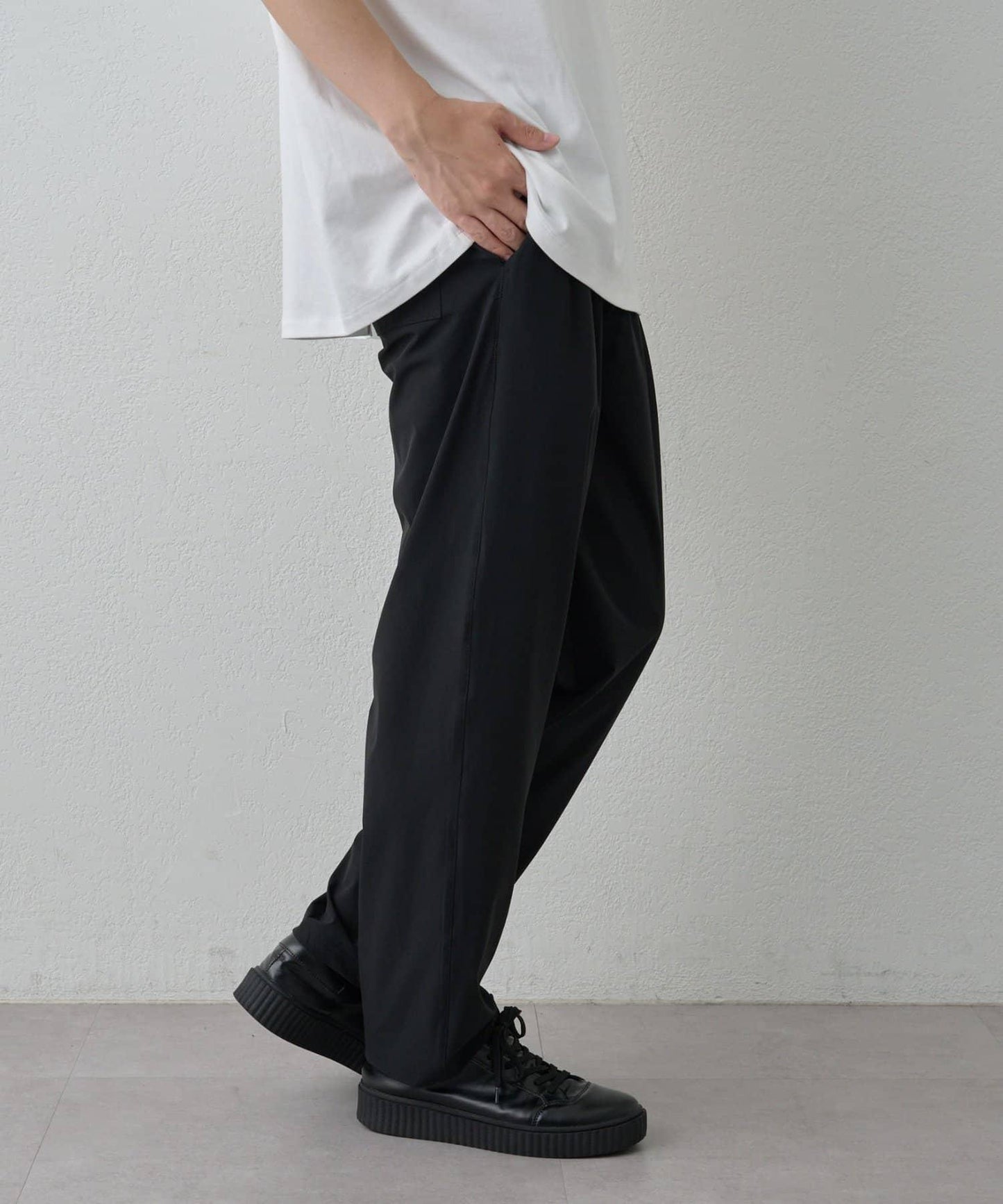 【套裝搭配】接觸冷感冰絲休閒褲