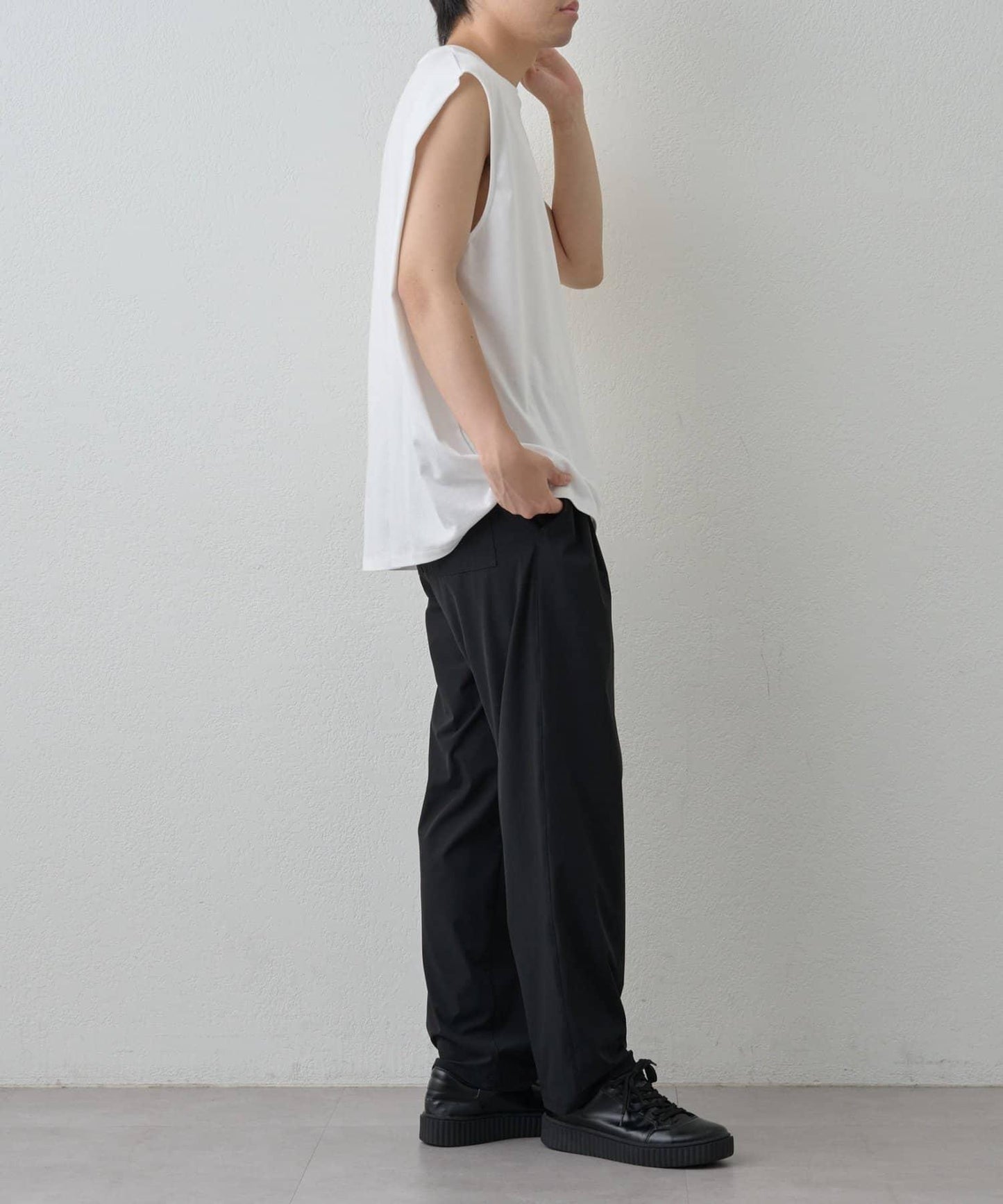 【套裝搭配】接觸冷感冰絲休閒褲