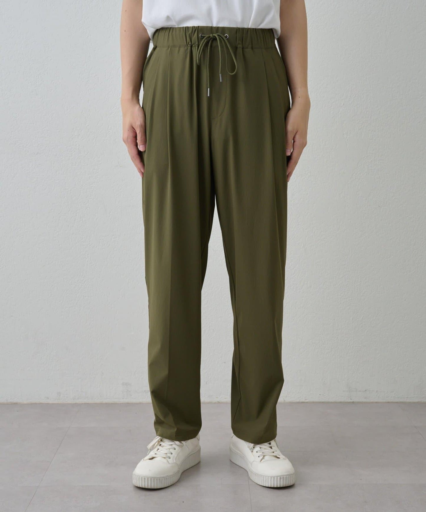 【套裝搭配】接觸冷感冰絲休閒褲