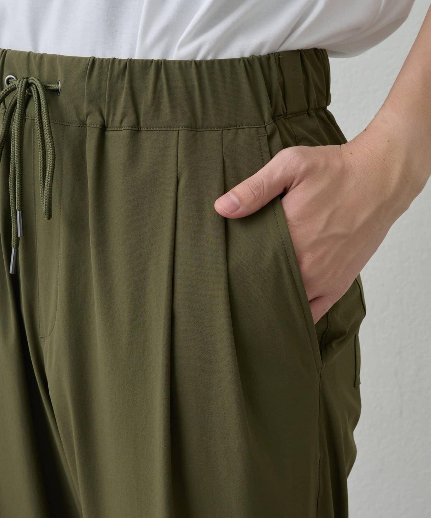 【套裝搭配】接觸冷感冰絲休閒褲