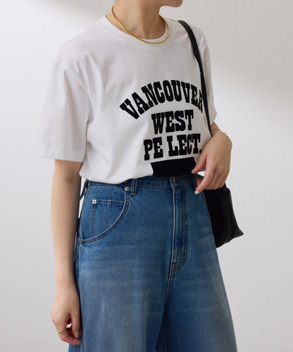【成人款標誌T恤】溫哥華 絨布標誌T恤