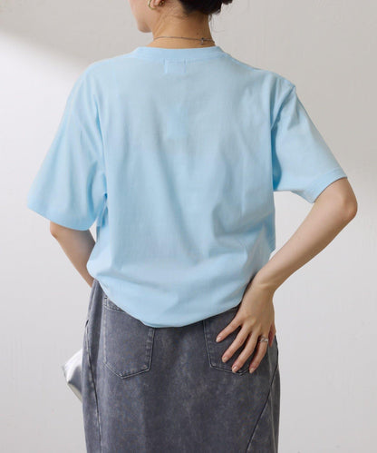 【成人款標誌T恤】溫哥華 絨布標誌T恤