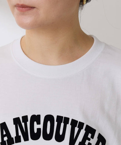 【成人款標誌T恤】溫哥華 絨布標誌T恤