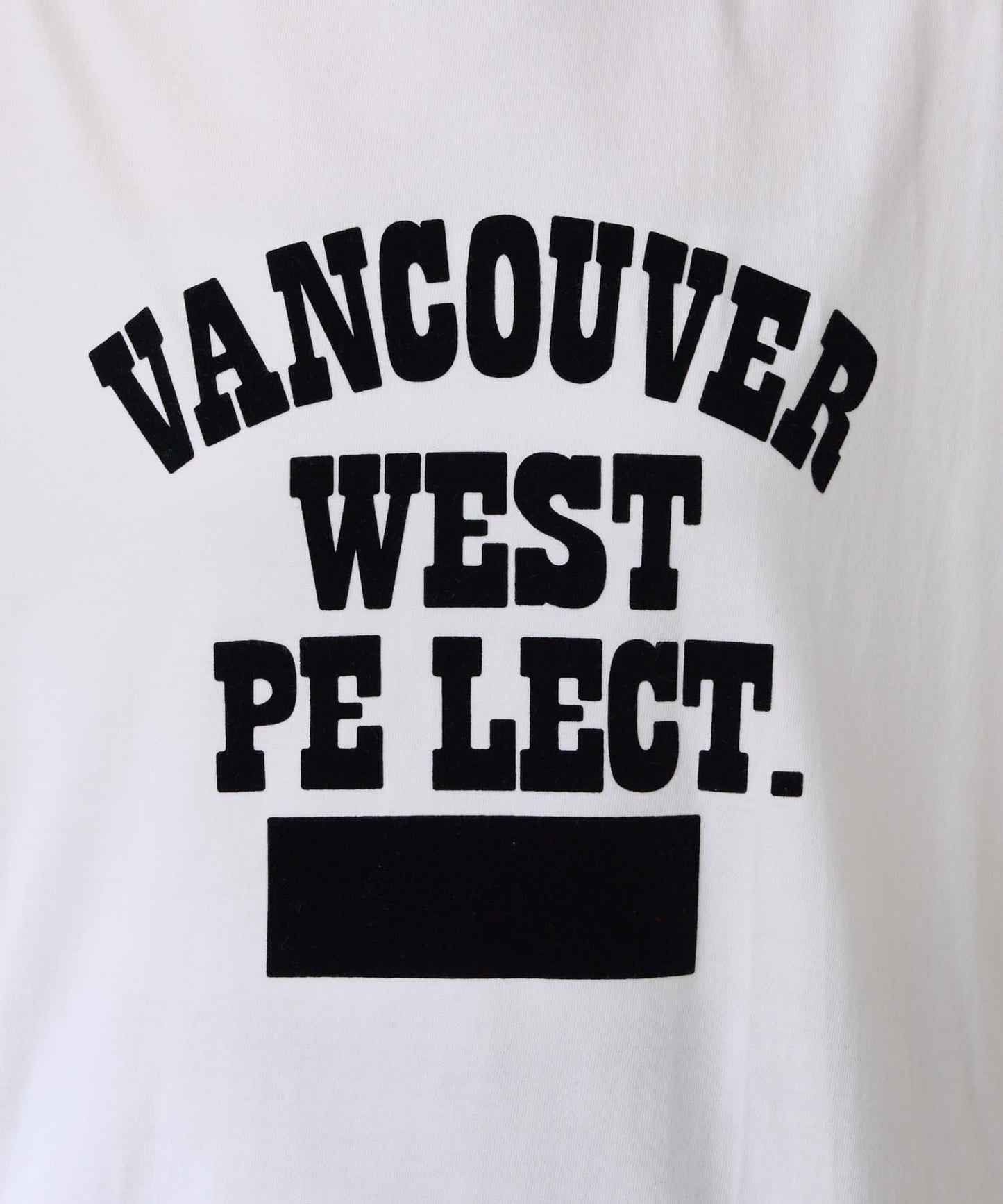 【成人款標誌T恤】溫哥華 絨布標誌T恤